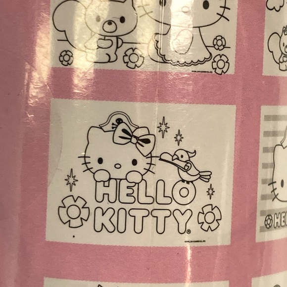 Hello Kitty Jumbo Color Roll With 3 Crayons # SIL-34206 By Sanrio New 2014 - Picture 11 of 15